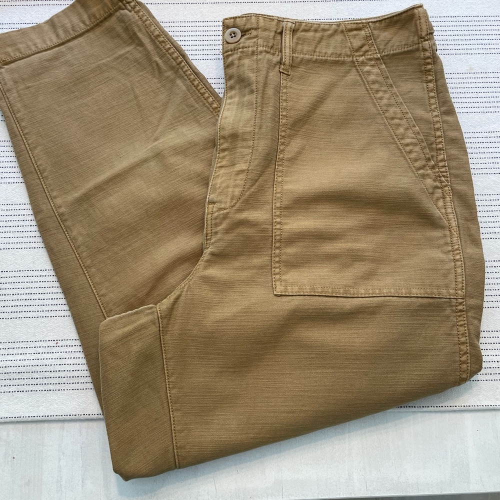 Madewell military khaki pants